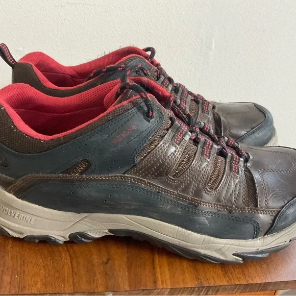 Wolverine Dayton Composite Toe Work Shoes Mens Size 12EW Brown Leather